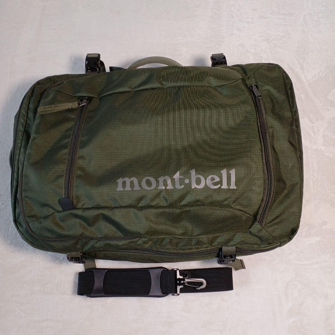 mont-bell モンベル　3WAYバッグパック　大容量　オリーブ