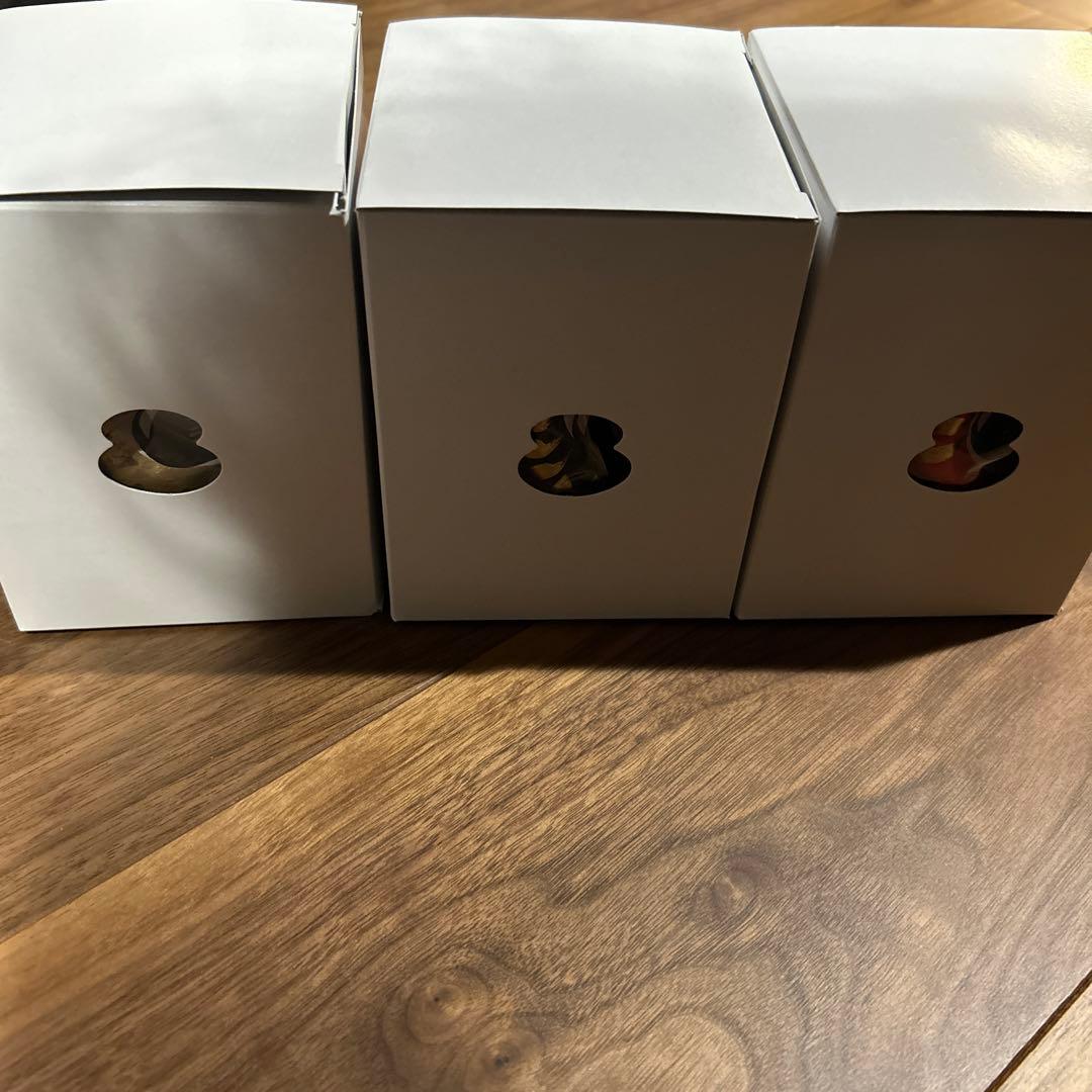 舐だるま (小) 3色セット 金色 赤 黒　budspool