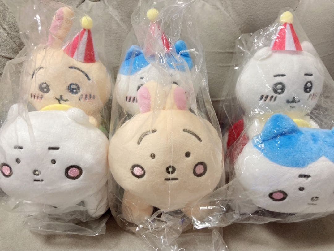 ちいかわらんど ぴーぽぽぬいぐるみ 三体セット 新品