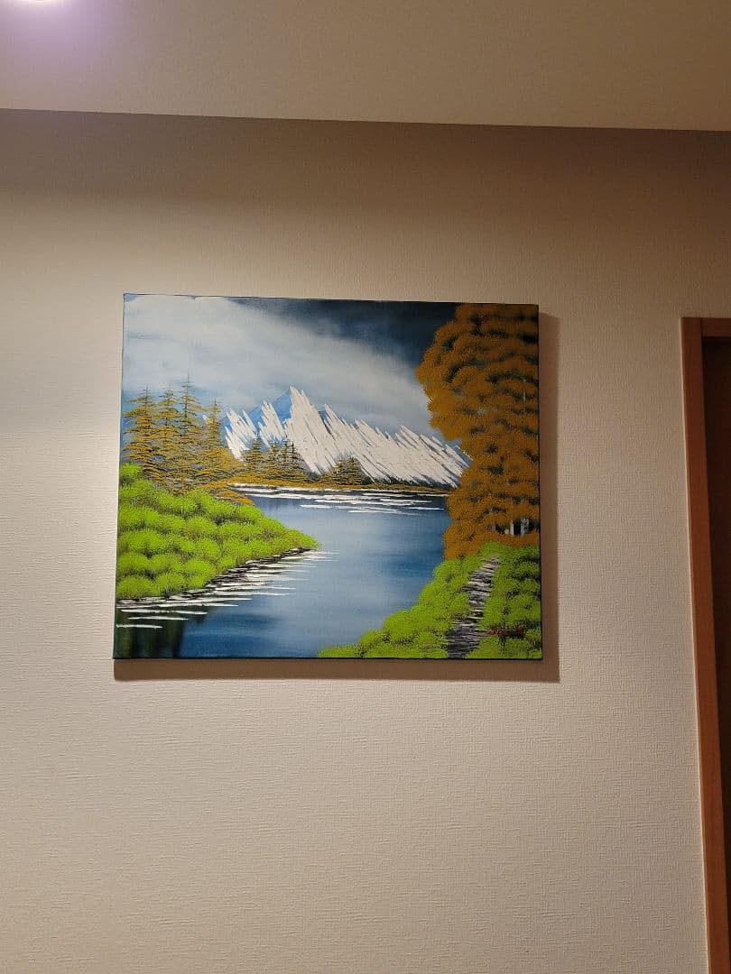 絵画 Winter Mountains