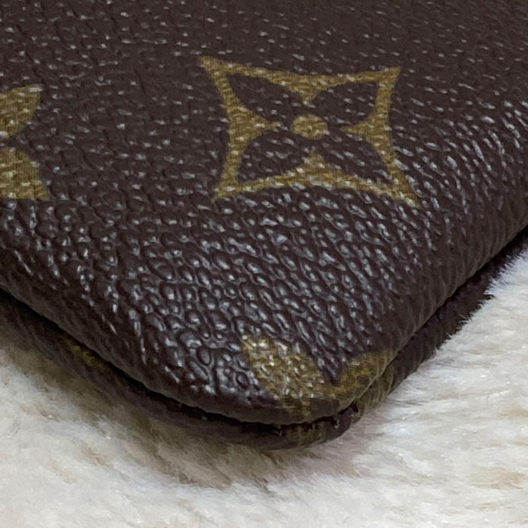 【美品】ルイヴィトン モノグラム ポシェット・クレ 小銭入れ キーケース 小物入