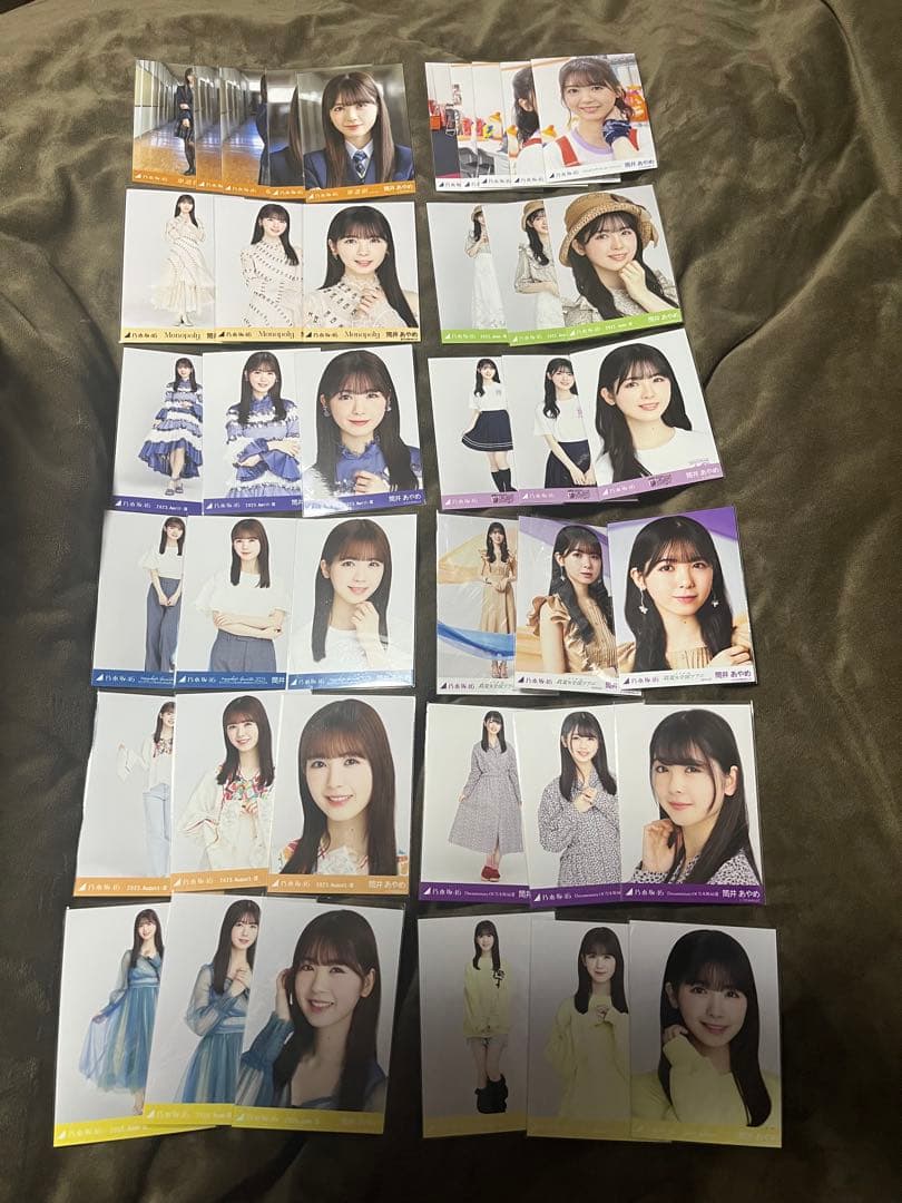 は*な様 筒井あやめ 生写真 コンプ バラ まとめ 公式ファイル