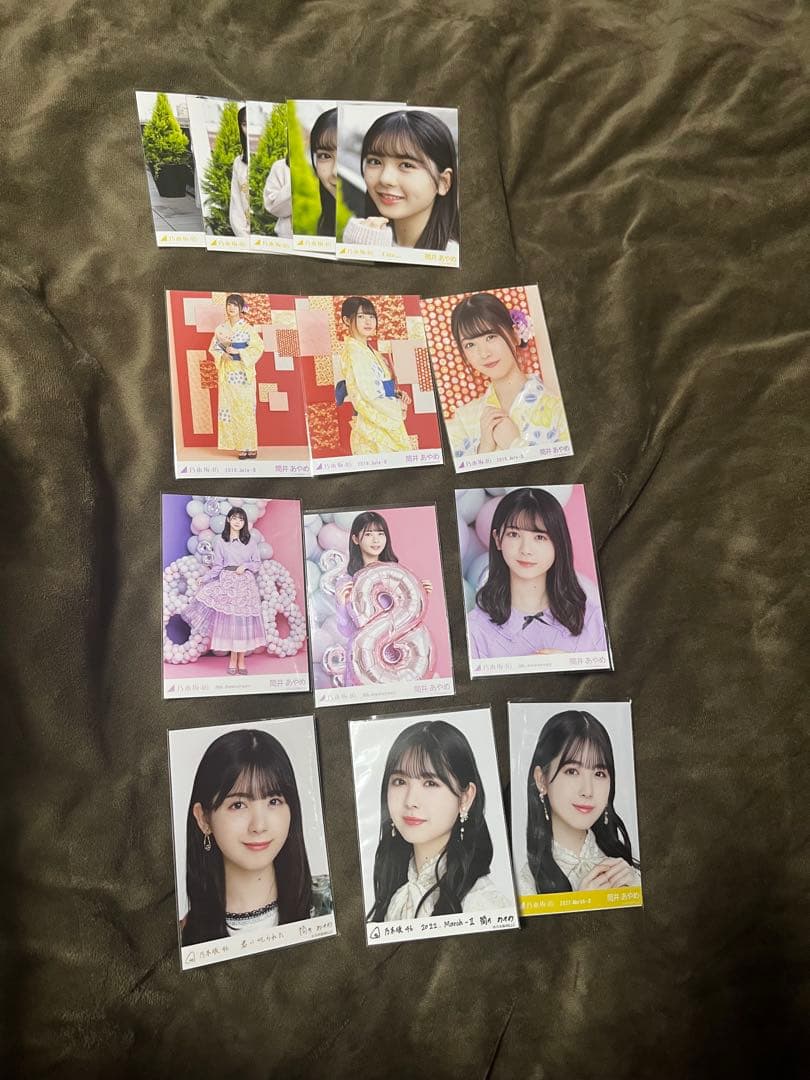 は*な様 筒井あやめ 生写真 コンプ バラ まとめ 公式ファイル