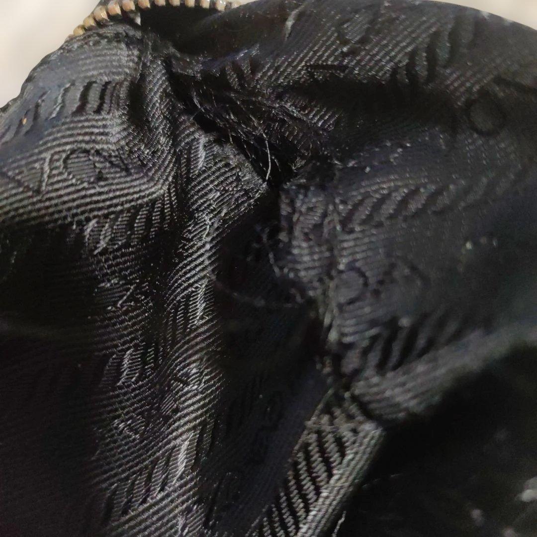 PRADA 　TESSUTO CITY NERO ボストンバッグ南京錠付