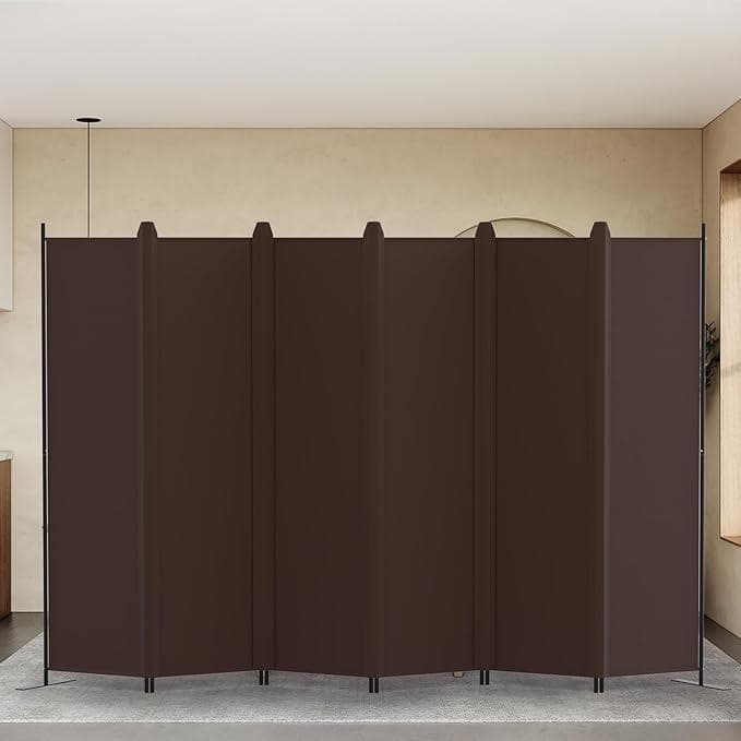 KELIXU パーテーション 間仕切り 6連 自立式/ヤS3127