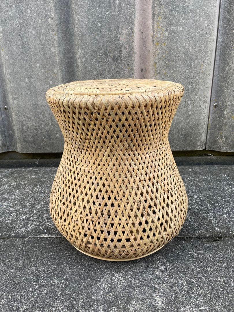 KANADEMONO/かなでもの/Eco Natural/ラタン/スツール/①