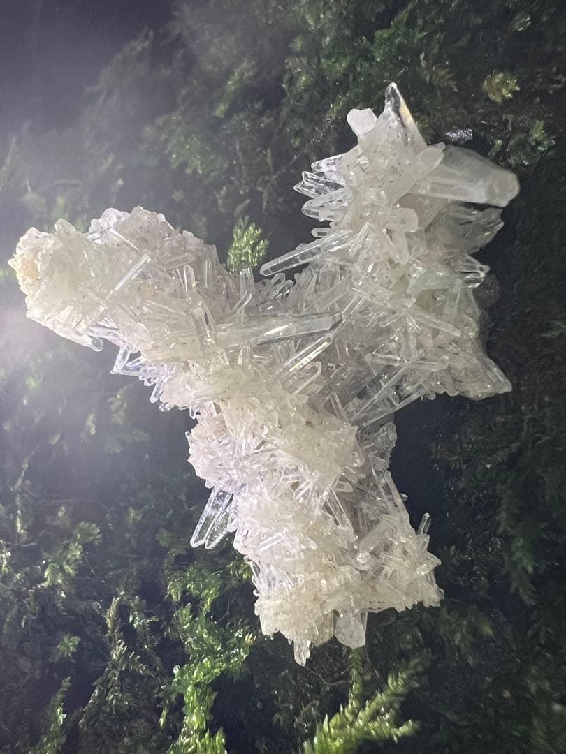 龍脈の精髄 ⭐︎針状クラスター水晶「透明なる守護」