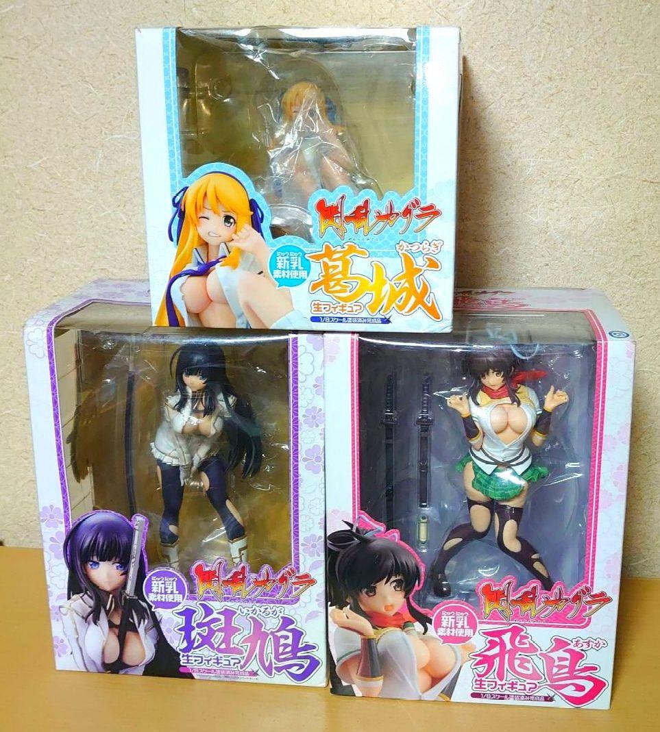 閃乱カグラ 新乳素材使用 葛城 飛鳥 斑鳩 生 フィギュア