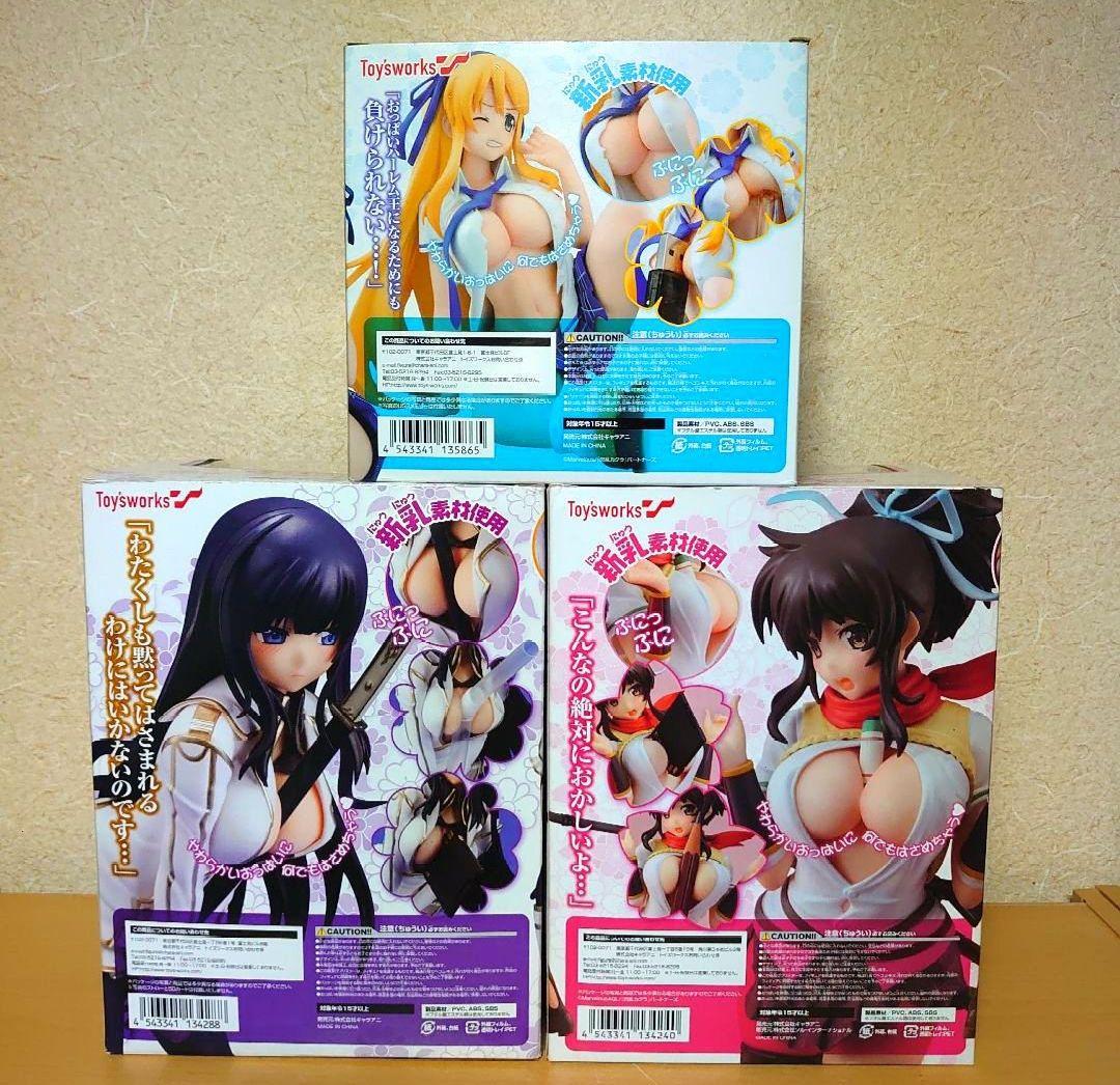 閃乱カグラ 新乳素材使用 葛城 飛鳥 斑鳩 生 フィギュア