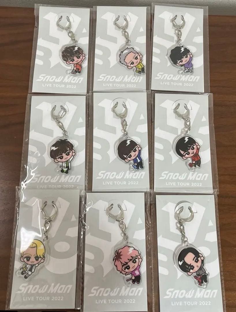  Man すのチル　アクリルキーホルダー　9個セット