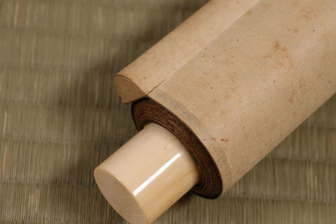 【模写】日本画 台賜如春斎典寿(勝部如春斎) 仙人唐子図 絹本 掛軸 MA834