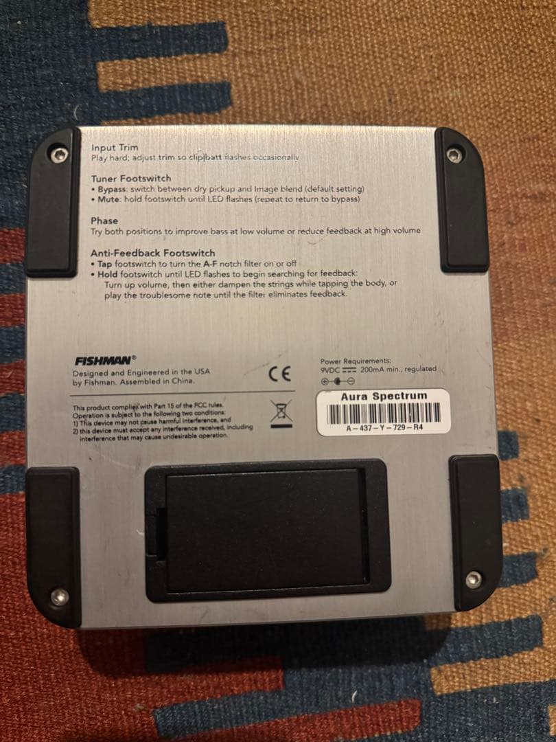 EBSインサーションケーブル付き✴︎FISHMAN AURA
