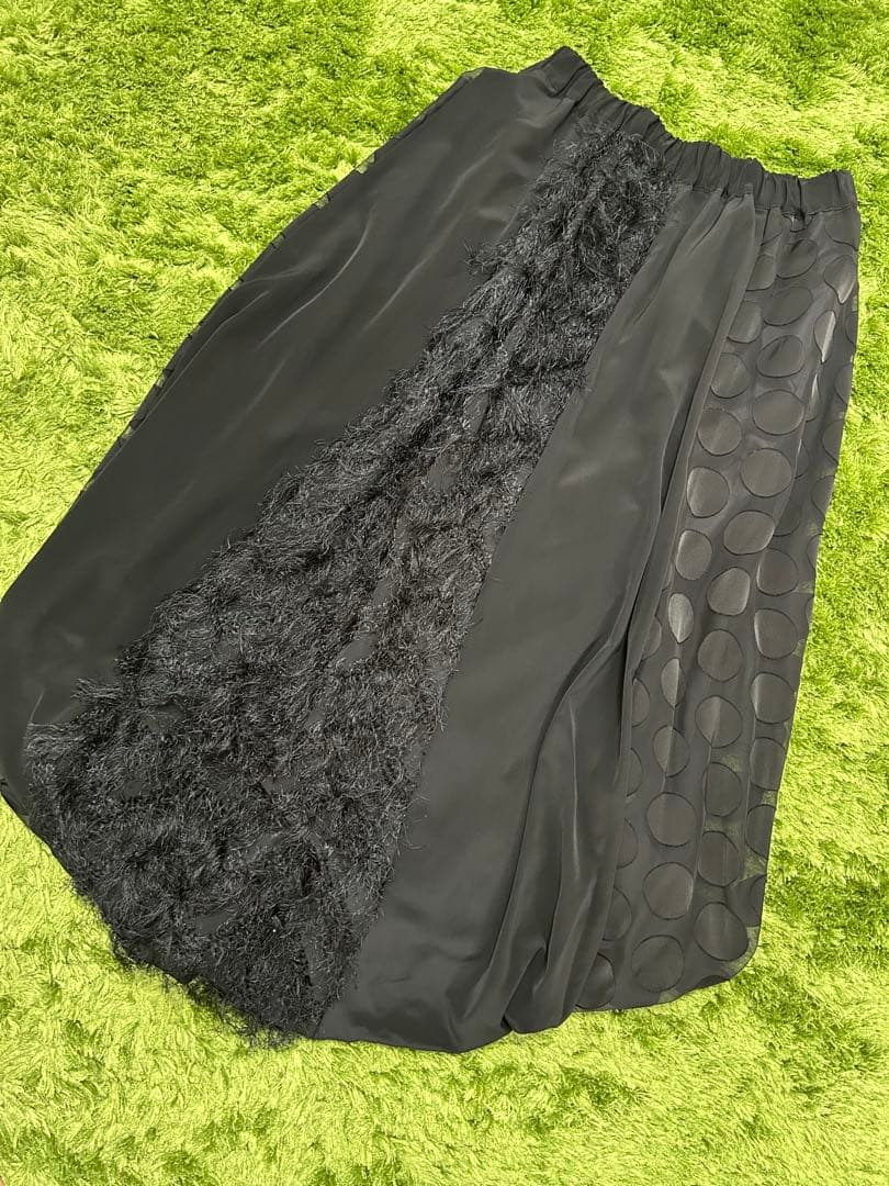 gomme ✨ ブラックサイン ツイストスカート