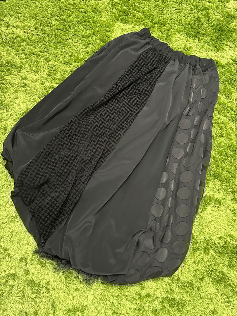 gomme ✨ ブラックサイン ツイストスカート