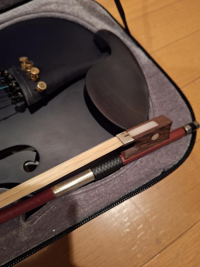 Hallstatt ヴァイオリン サテンブラック V-12/BK 4/4サイズ