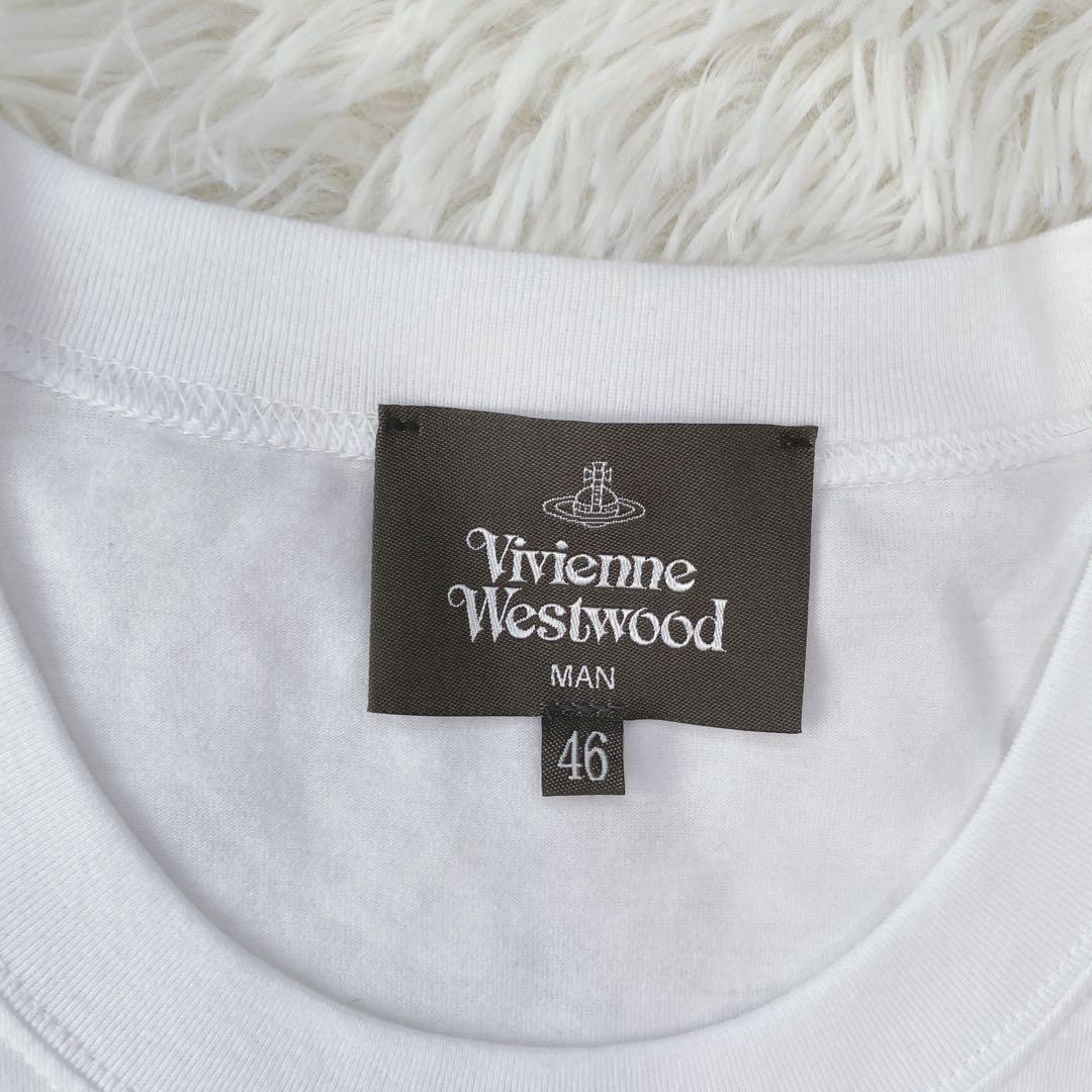 ヴィヴィアンウエストウッド アート プリント Tシャツ オーブ刺繍 大きめ 美品