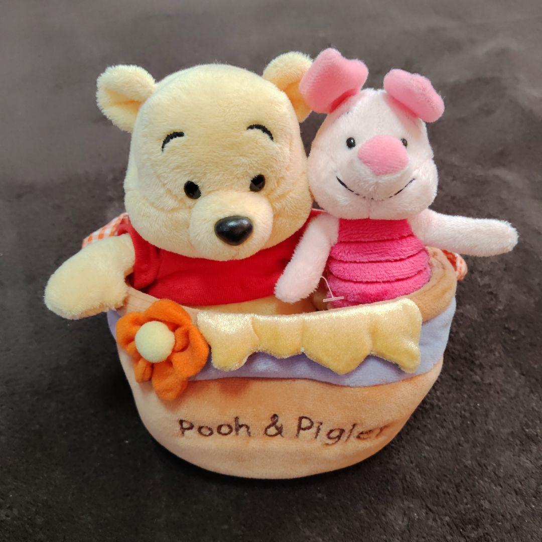 Disney　プー＆ピグレット　ぬいぐるみ　タグ付き　レア　希少