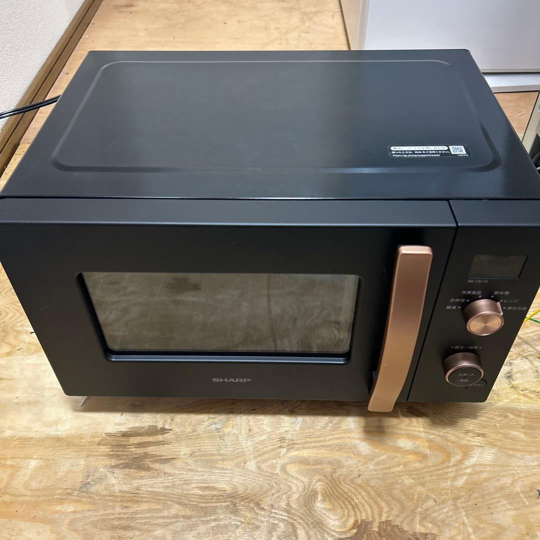 SHARP シャープ 単機能レンジRE-TS174 ブラック　2023年製