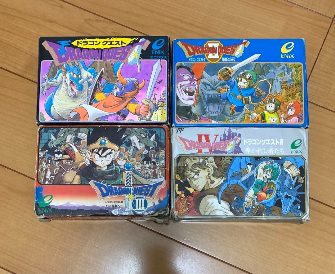 ドラゴンクエスト1〜4 ファミコン版セット