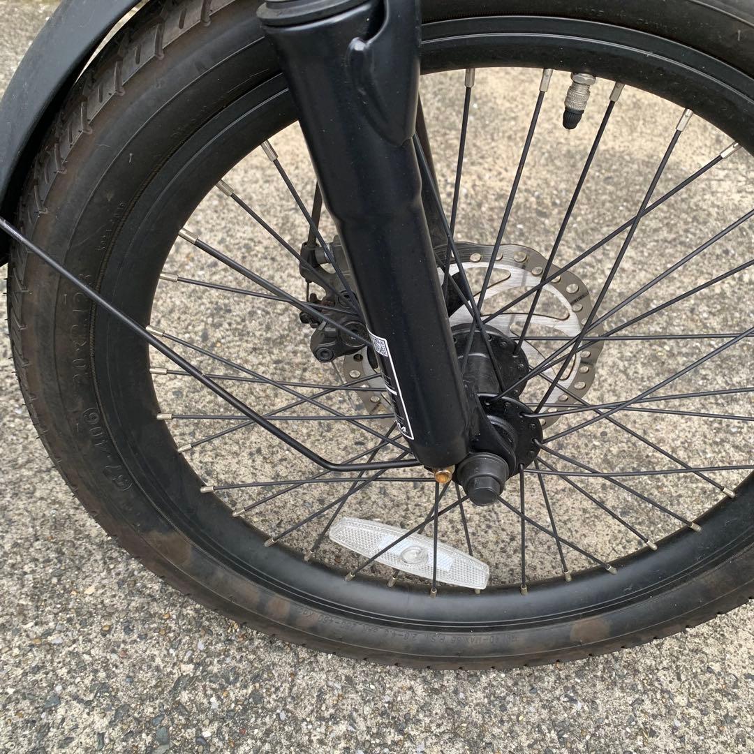 引取限定　EENOUR 電動アシスト折りたたみ自転車 20インチ グリーン