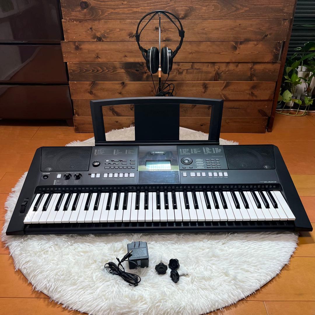 【美品】YAMAHA 電子キーボード & ヘッドホンセット PSR-E423