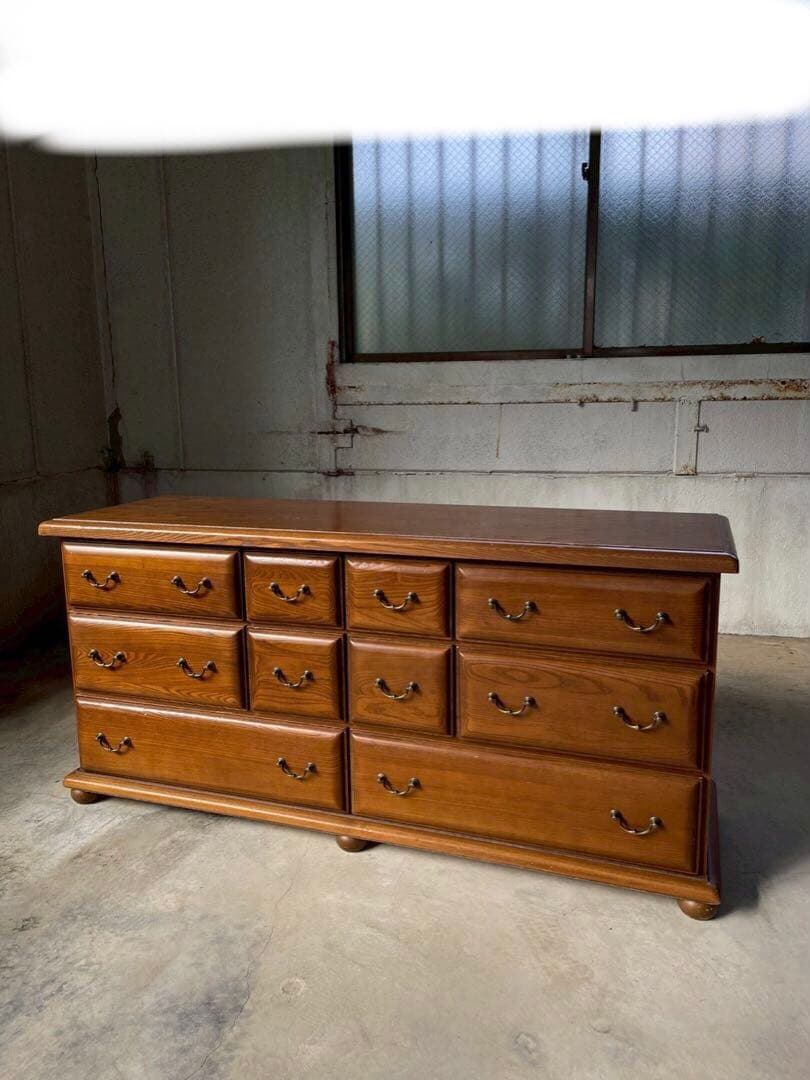 人気の丸脚　サイドボード　リビングボード　チェスト　収納棚