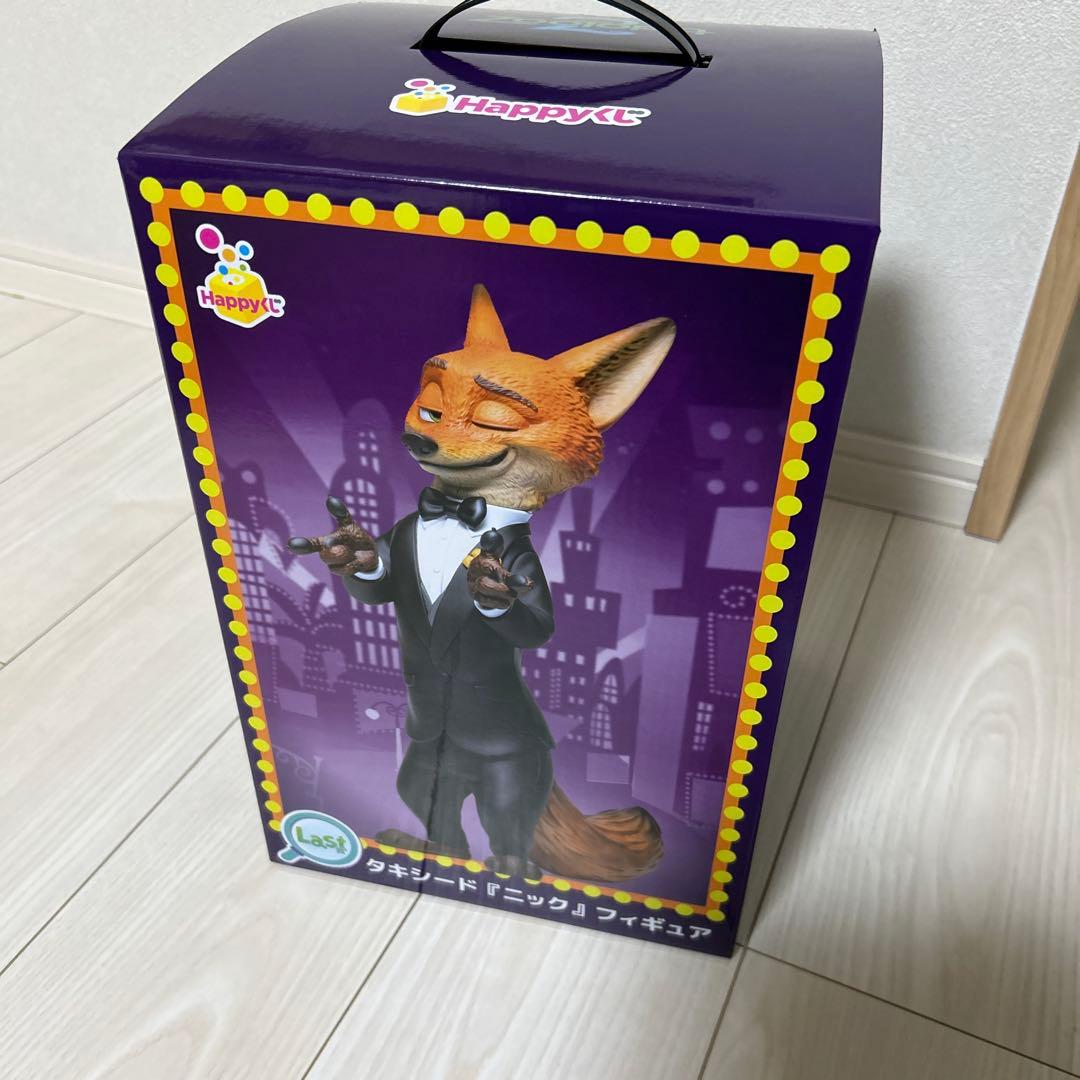 ズートピア ハッピーくじ ラストワン ニック フィギュア 1番くじ おまけ付