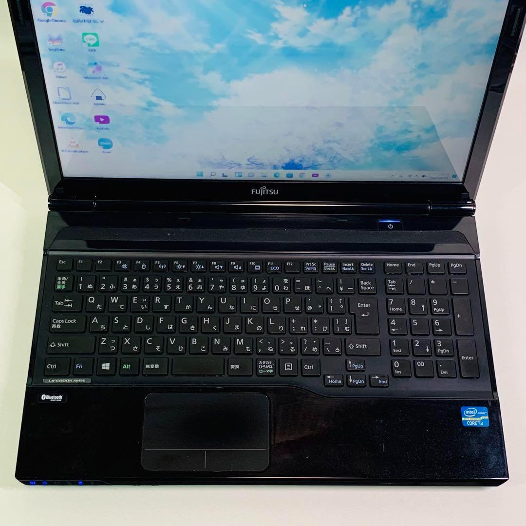 Core i3✨カメラ✨SSD✨オフィス✨Windows✨富士通✨ノートパソコン