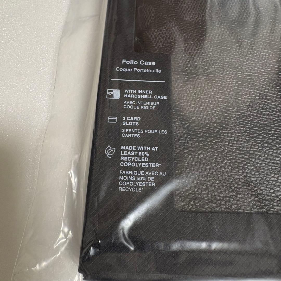 定価19800円　COACH　IPHONE16　手帳型　携帯ケース　　チャコール