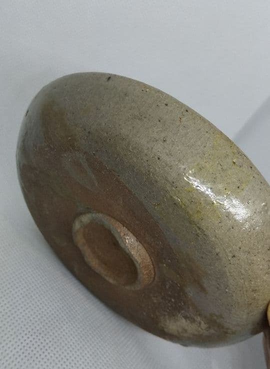 【お値下げ】骨董 無地唐津 平盃(向付)欠け有り