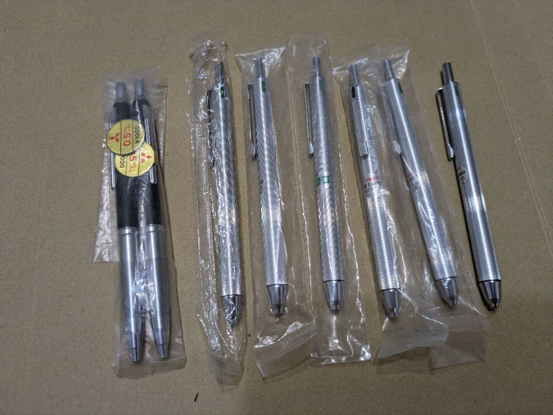 PILOT 3色ペン6本セット　三菱シャープペンシル2本セット