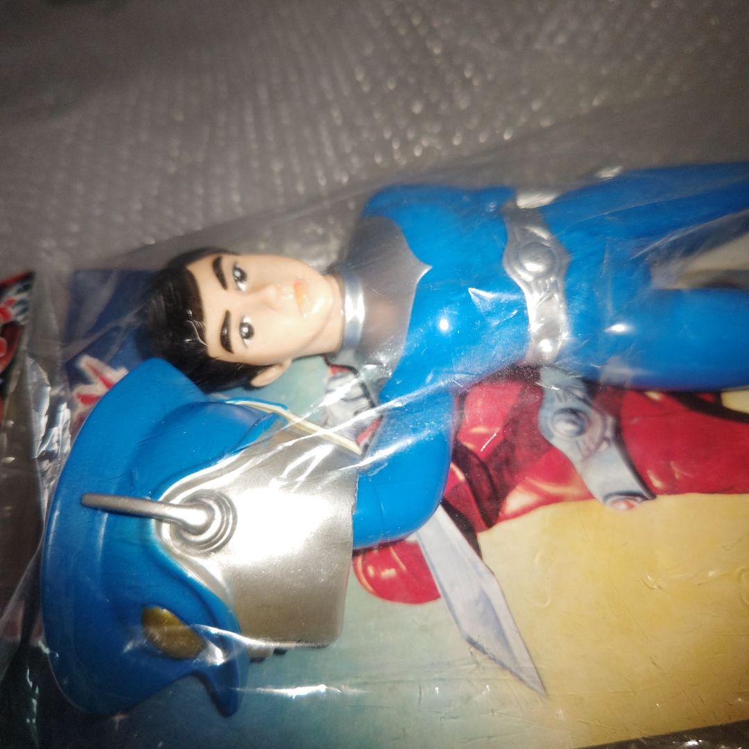 ブルマァク　レッドマン　ソフビ　青　面取れ　未開封