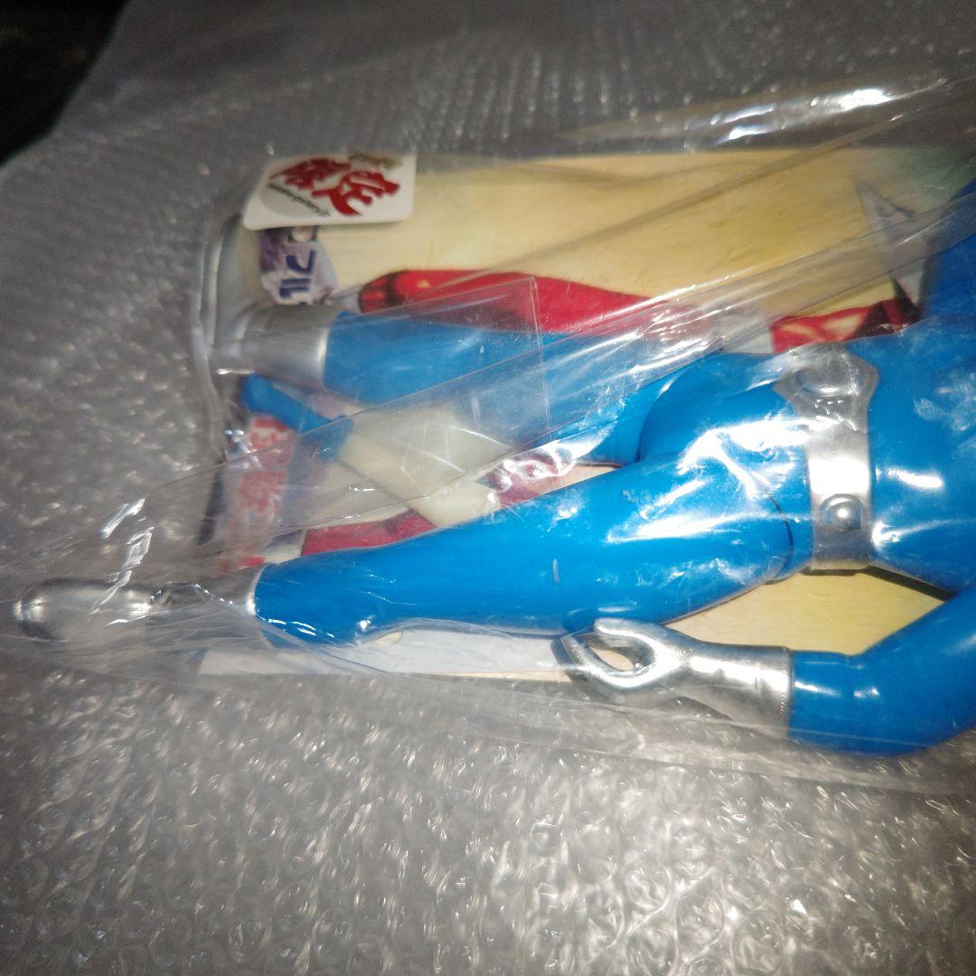 ブルマァク　レッドマン　ソフビ　青　面取れ　未開封