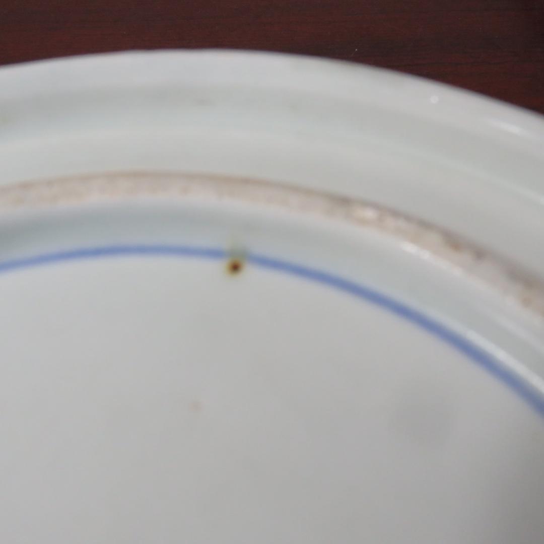 三組丼 山水 染付 二重高台 明治 三つ丼 三つ鉢 古伊万里 江戸 明治