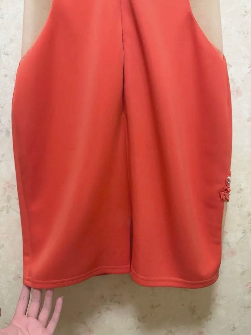 AngelR エンジェルアール オレンジドレス Mサイズ キャバドレス