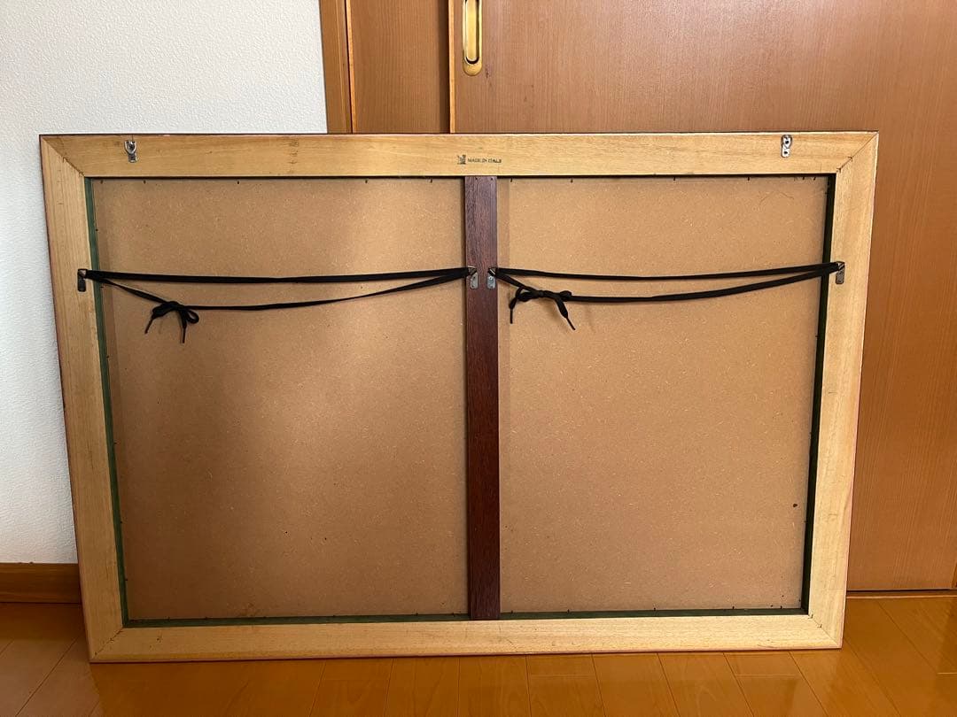 ゴブラン織り　イタリア製　絵画　寸法　縦78cm 横114cm 厚み4cm