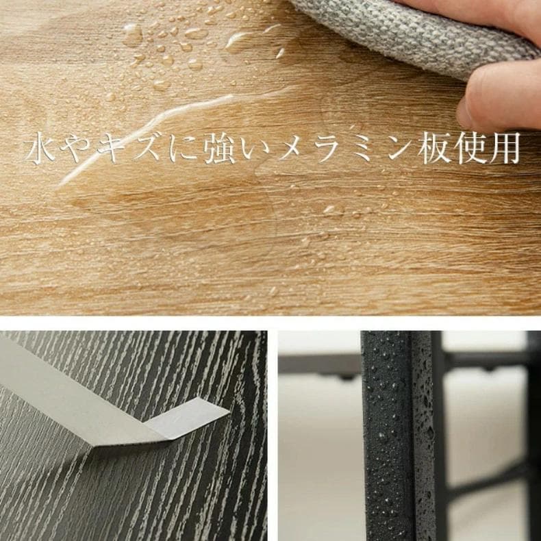 新品パソコンデスク l字 L字 棚付き 収納付き 机　テレワーク1715-170