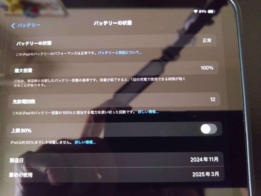 iPad mini（第7世代 A17 Pro）Wi-Fi 256GB ブルー