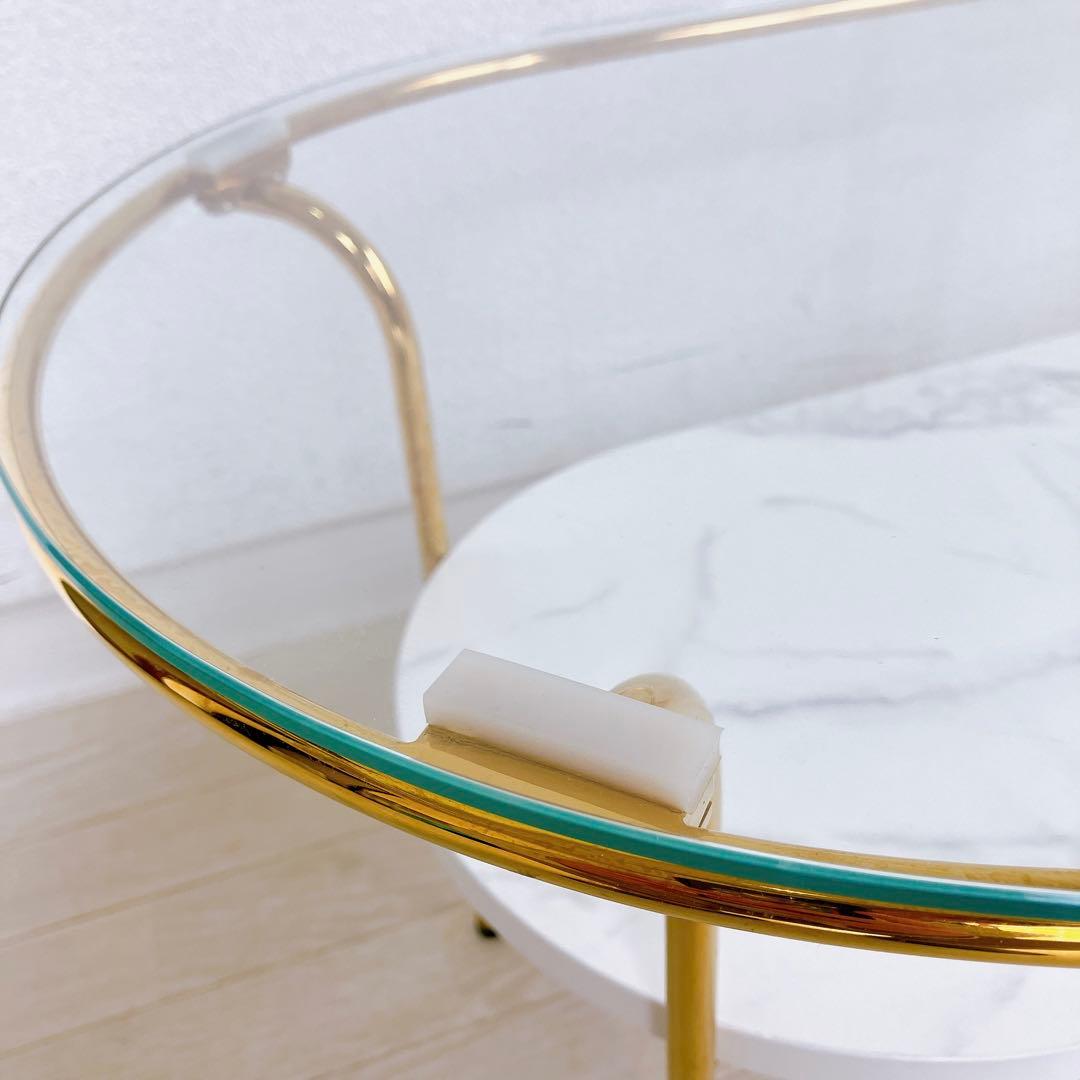 Francfranc レガートコーヒーテーブルS ガラス スリム お洒落 フラン