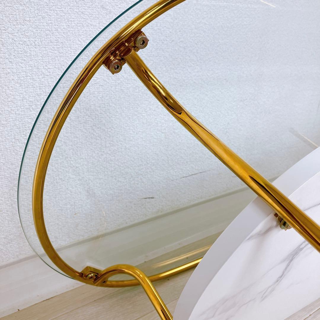 Francfranc レガートコーヒーテーブルS ガラス スリム お洒落 フラン