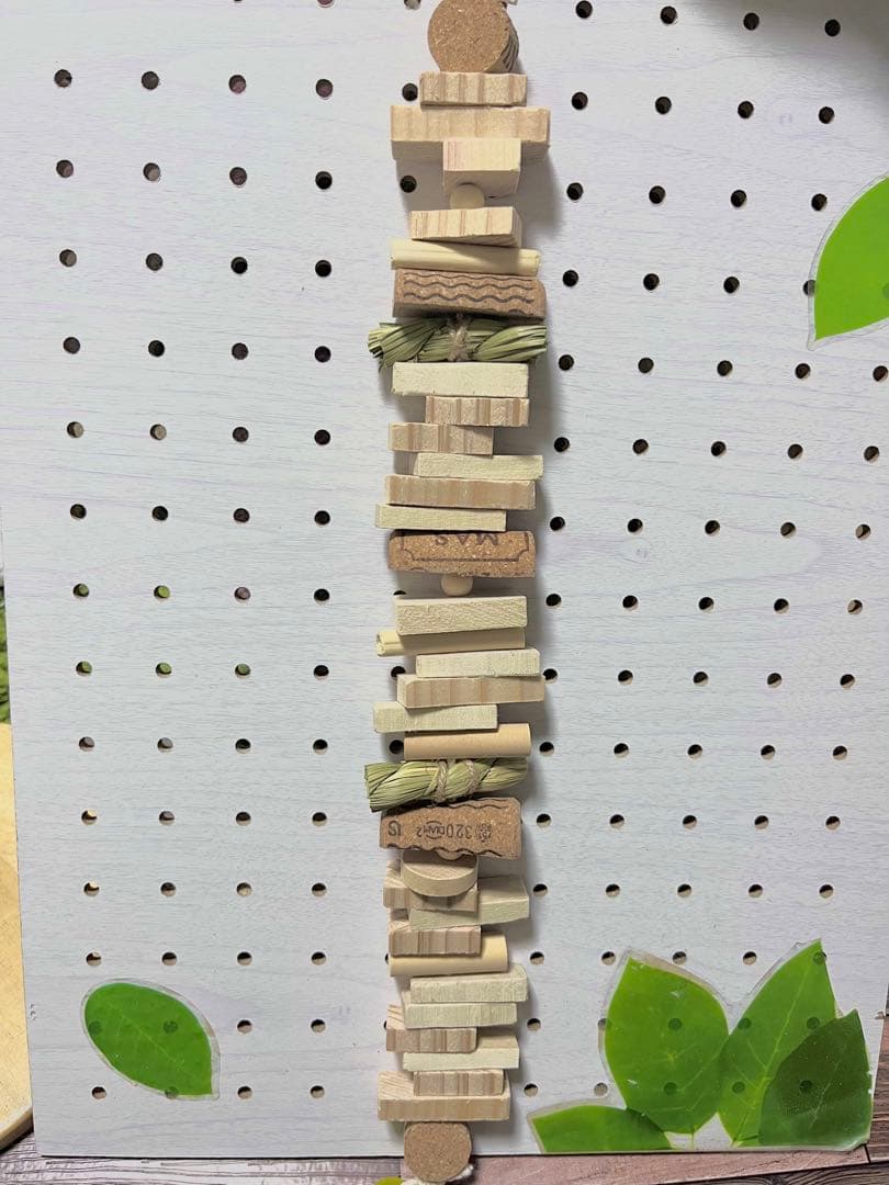 鳥おもちゃ　インコおもちゃ　少し長めの破壊系おもちゃ　バードトイ