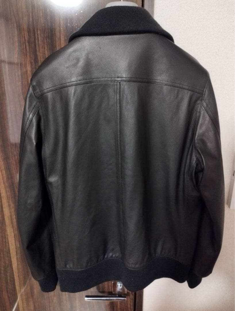 エディフィス　レザーブルゾン　40サイズ