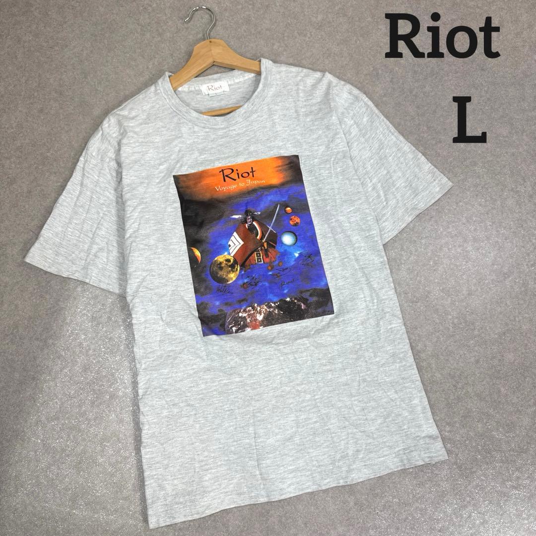 希少 90s Riot ヴィンテージ バンドTシャツ 歌舞伎 JAPANツアー