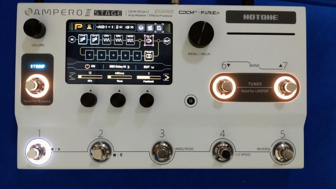 Hotone Ampero II Stage マルチエフェクター