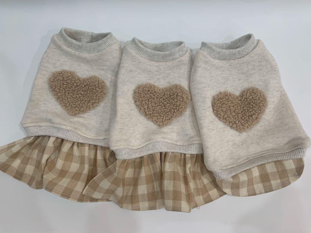 ハンドメイド　犬服　4着