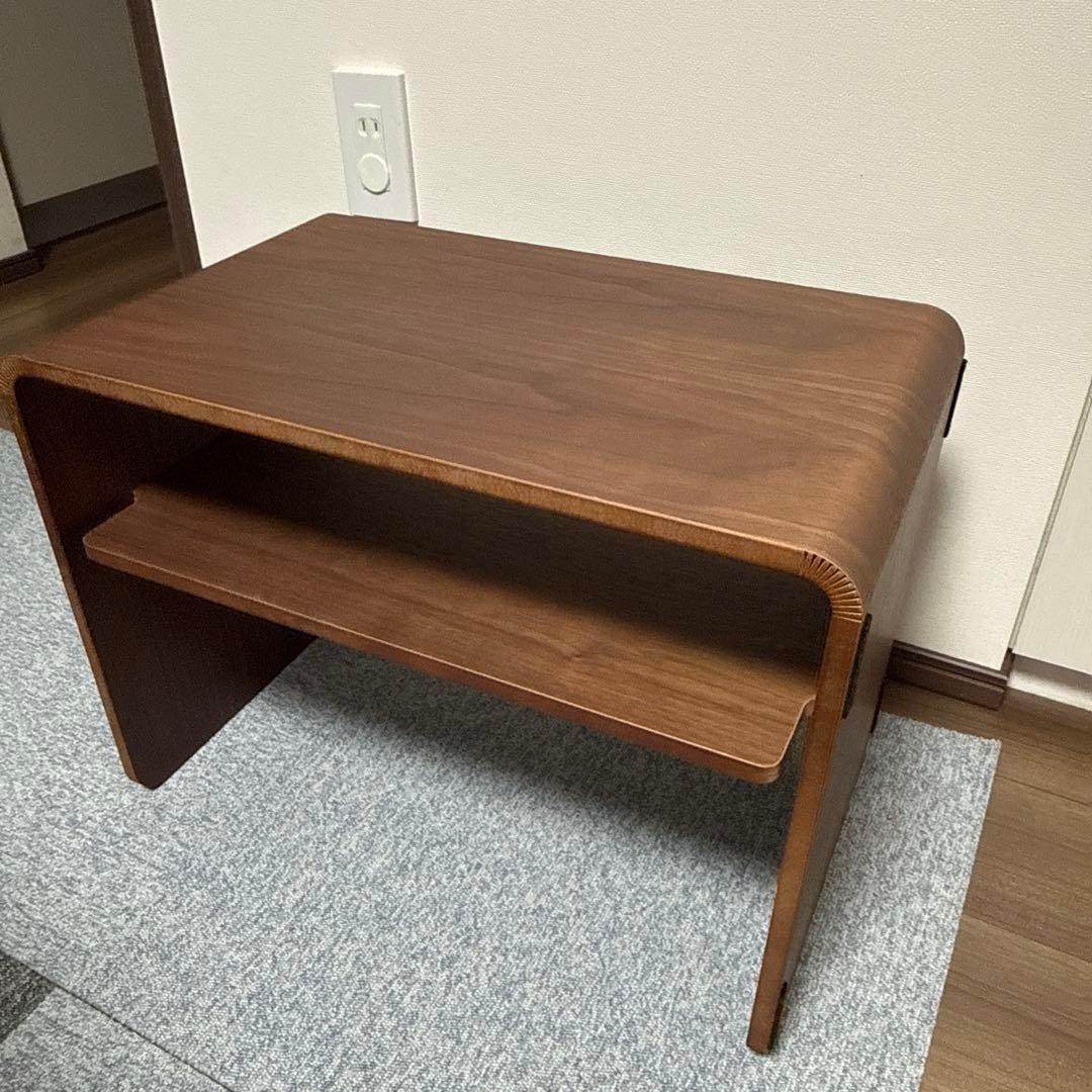 ケユカ　木製 サイドテーブル