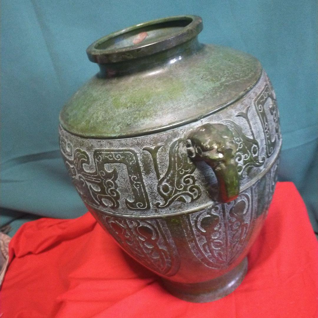 銅器の花瓶・飾り壺・彫刻