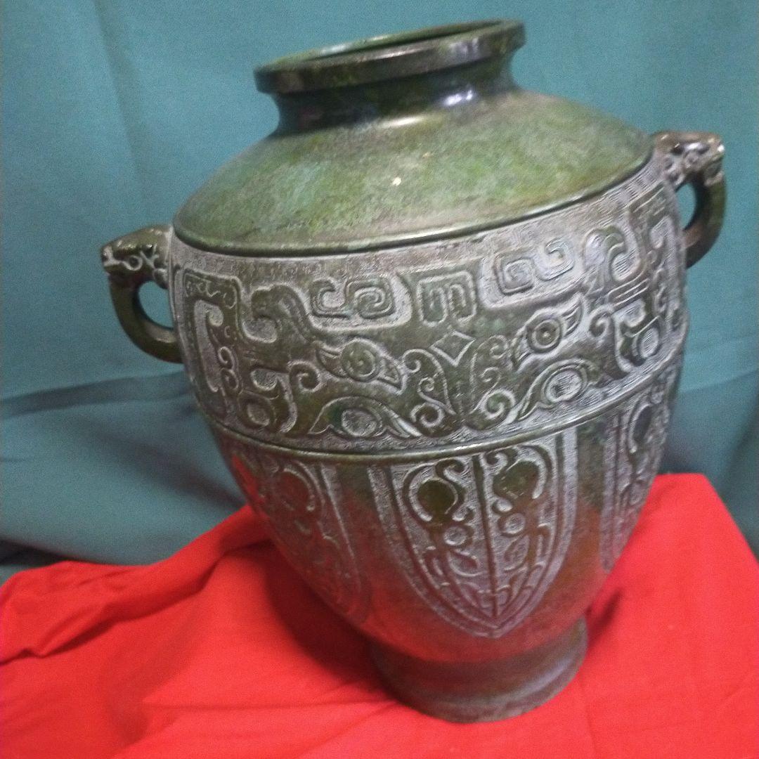 銅器の花瓶・飾り壺・彫刻