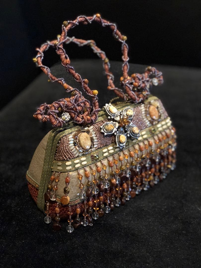 MARY FRANCES パーティーバック リゾート エスニック ゴージャス！