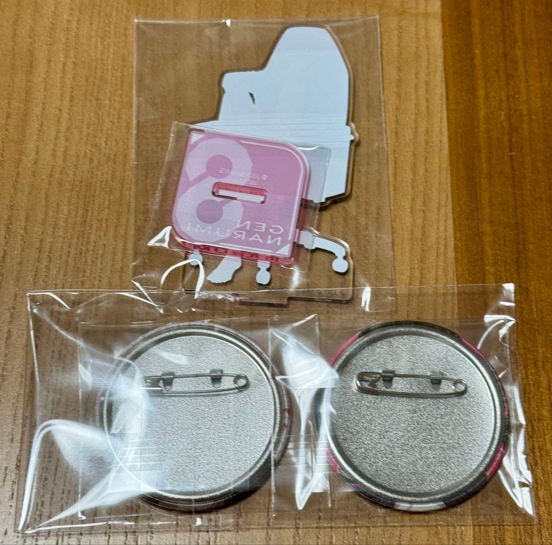 怪獣8号 鳴海弦 全巻購入特典 アクスタ & 缶バッジ2個【新品】